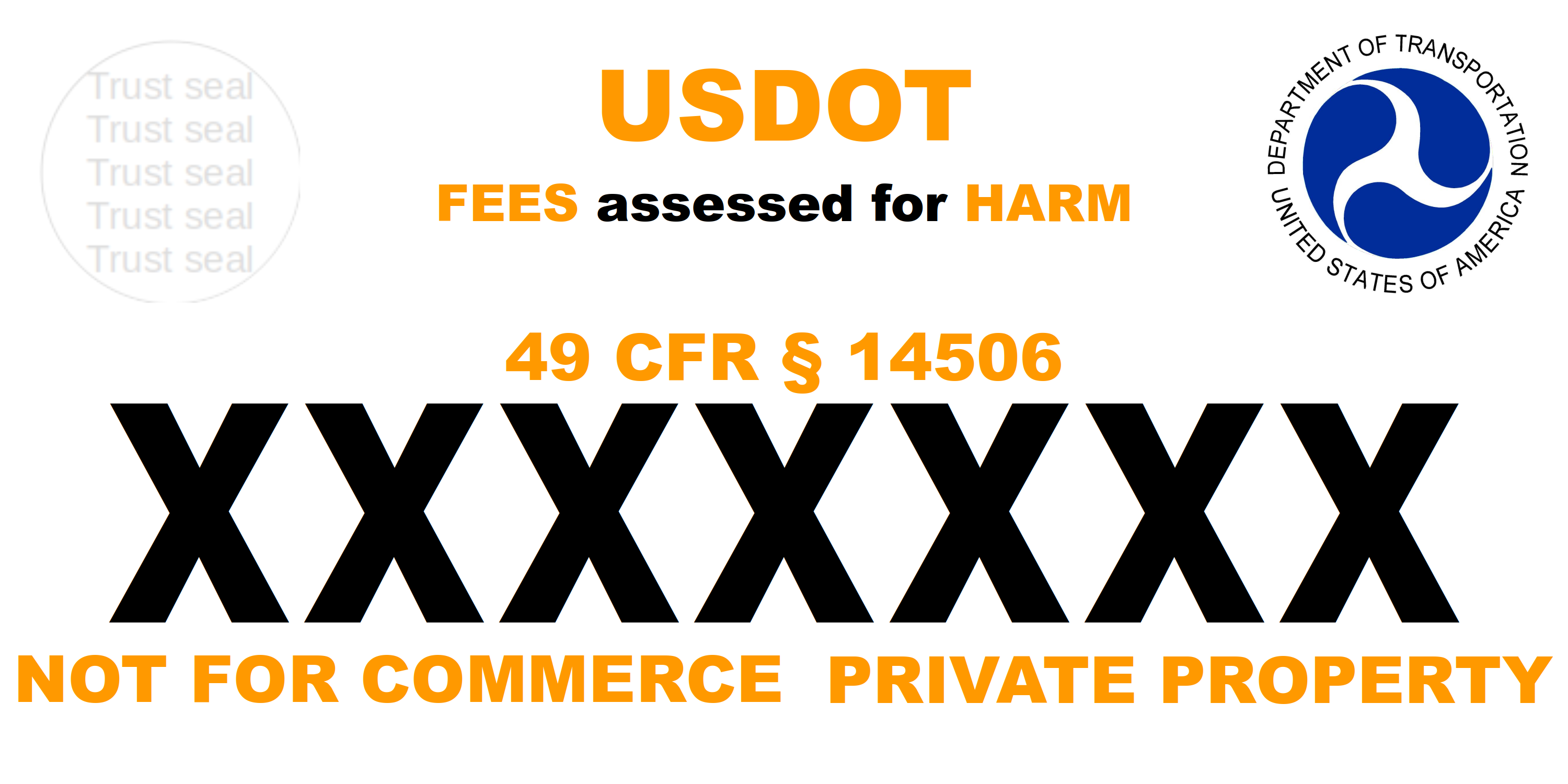 Custom Usdot Plates Sovereign Filing Solutions