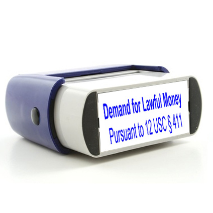 Rubber Stamp Lawful Money Image