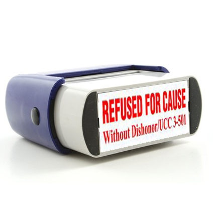 Rubber Stamp For Cause Without Dishonor Image