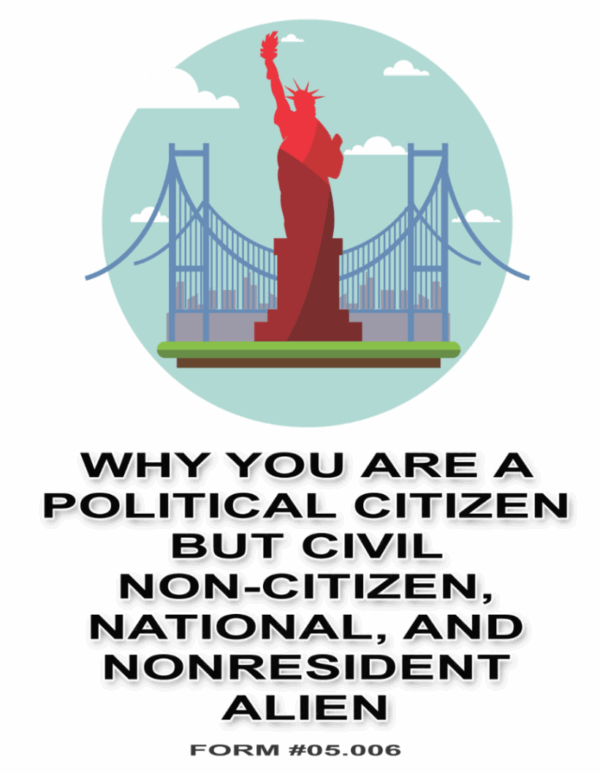 Why You are a Political Citizen but Civil Non-Citizen, National, and Nonresident Alien (2 Book Set)