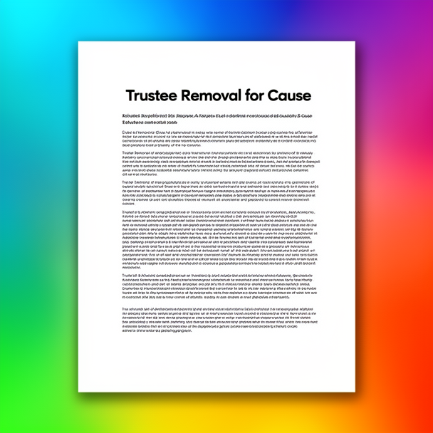Trustee Removal for Cause