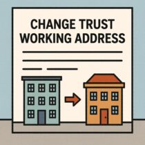 Change Trust Working Address